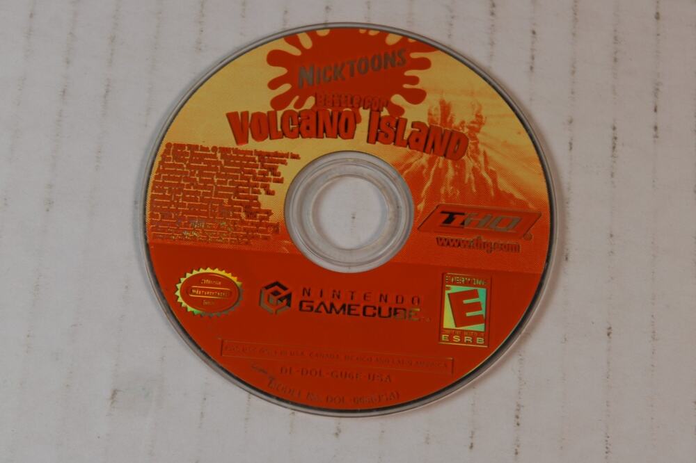 Nicktoons Battle For Volcano Island (Nintendo Gamecube, 2006) Game Disc Only